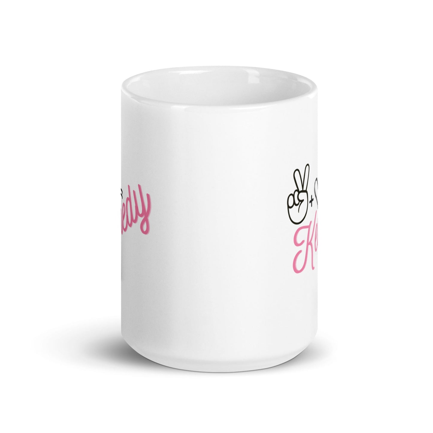 Peace + Love = Kennedy Mug - Team Kennedy Official Merchandise