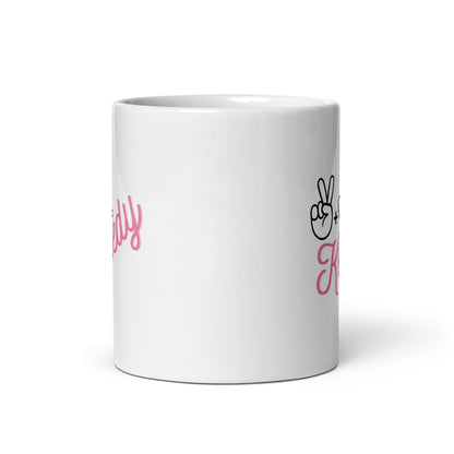 Peace + Love = Kennedy Mug - Team Kennedy Official Merchandise