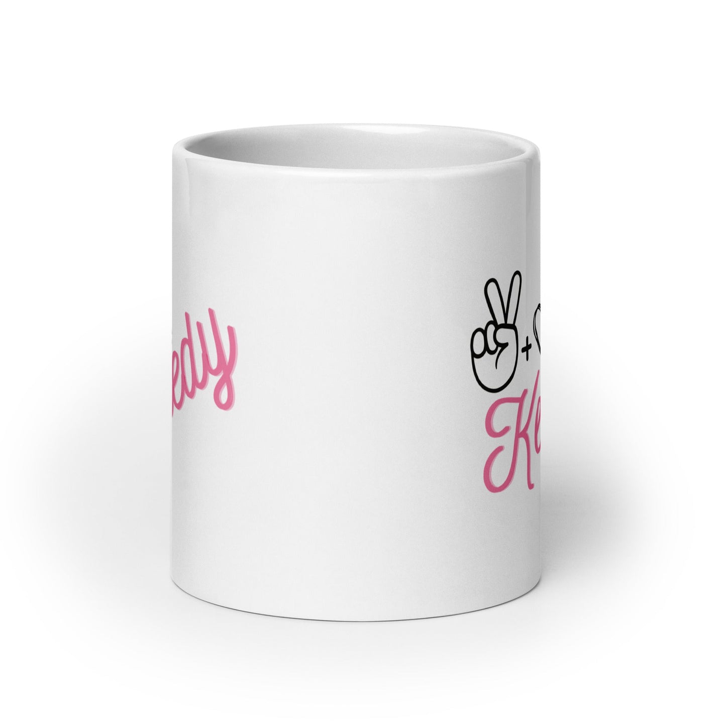 Peace + Love = Kennedy Mug - Team Kennedy Official Merchandise