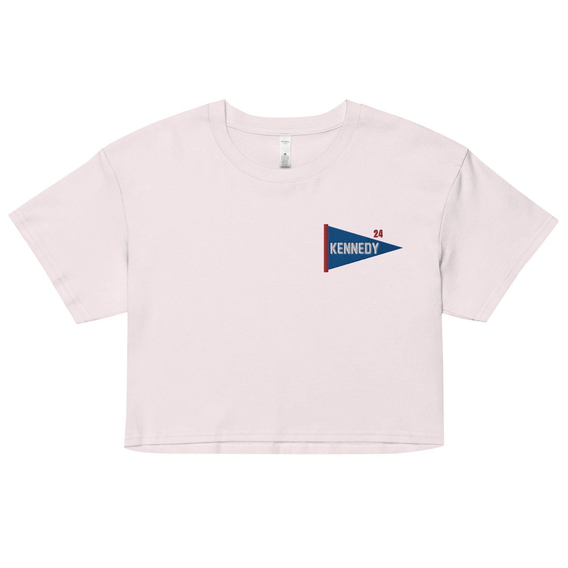 Pennant Embroidered Women’s Crop Top - Team Kennedy Official Merchandise