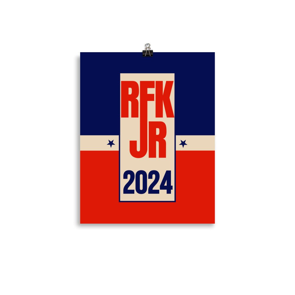 Retro RFK Jr. 2024 Poster - TEAM KENNEDY. All rights reserved