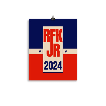 Retro RFK Jr. 2024 Poster - TEAM KENNEDY. All rights reserved