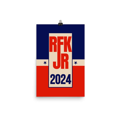 Retro RFK Jr. 2024 Poster - TEAM KENNEDY. All rights reserved