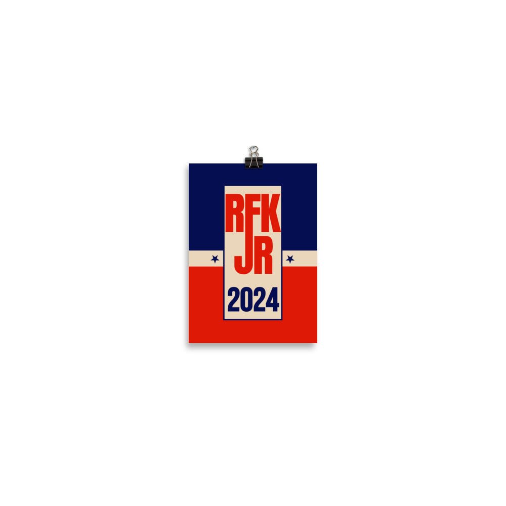 Retro RFK Jr. 2024 Poster - TEAM KENNEDY. All rights reserved