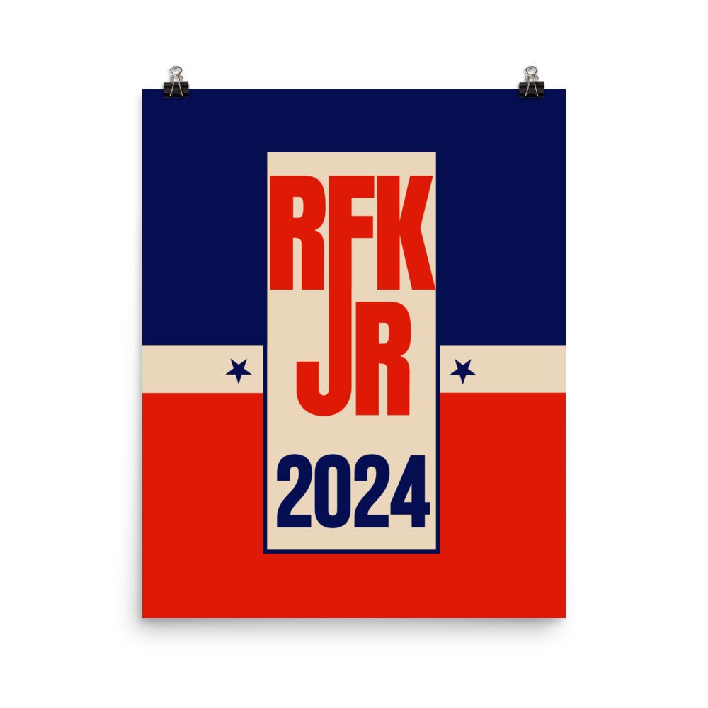 Retro RFK Jr. 2024 Poster - TEAM KENNEDY. All rights reserved