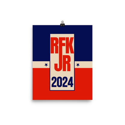 Retro RFK Jr. 2024 Poster - TEAM KENNEDY. All rights reserved