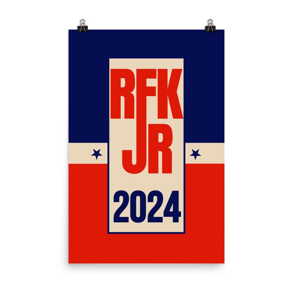 Retro RFK Jr. 2024 Poster - TEAM KENNEDY. All rights reserved