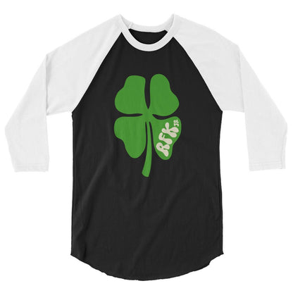 RFK Jr. Clover 3/4 Sleeve Raglan Tee - TEAM KENNEDY. All rights reserved