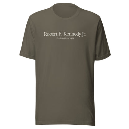 RFK Jr. for President Unisex Tee - TEAM KENNEDY. All rights reserved