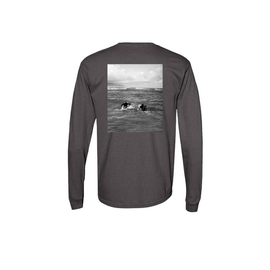 RFK Jr. Signature Surf Unisex Long Sleeve Pocket Tee - Team Kennedy Official Merchandise