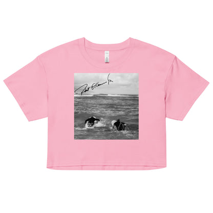 RFK Jr. Signature Surf Women’s Crop Top - Team Kennedy Official Merchandise