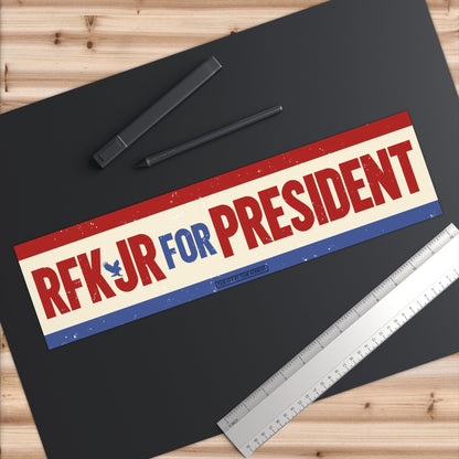 RFKJR for President Bumper Sticker XL - 15" x 3.75" - TEAM KENNEDY. All rights reserved