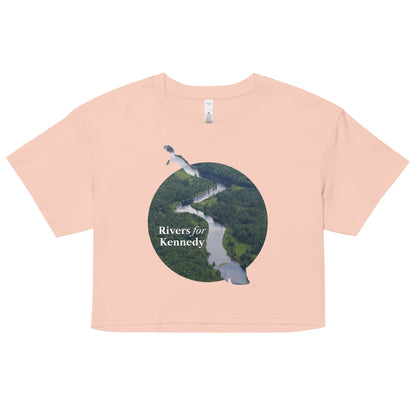 Rivers for Kennedy Women’s Crop Top - TEAM KENNEDY. All rights reserved