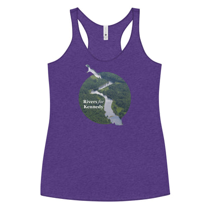 Rivers for Kennedy Women's Racerback Tank - TEAM KENNEDY. All rights reserved