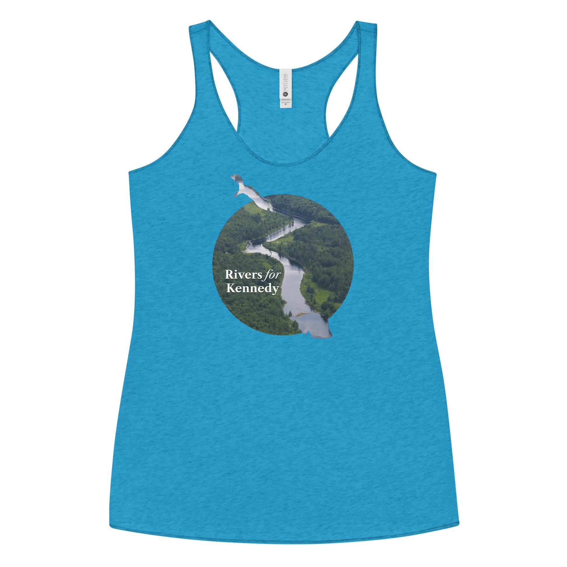 Rivers for Kennedy Women's Racerback Tank - TEAM KENNEDY. All rights reserved