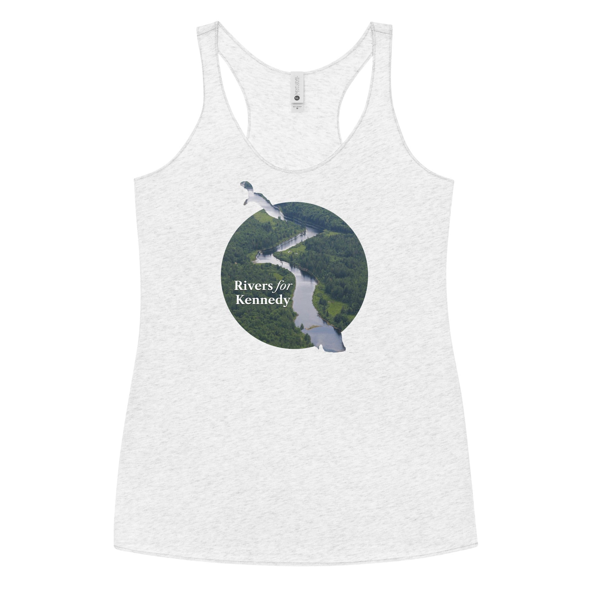 Rivers for Kennedy Women's Racerback Tank - TEAM KENNEDY. All rights reserved