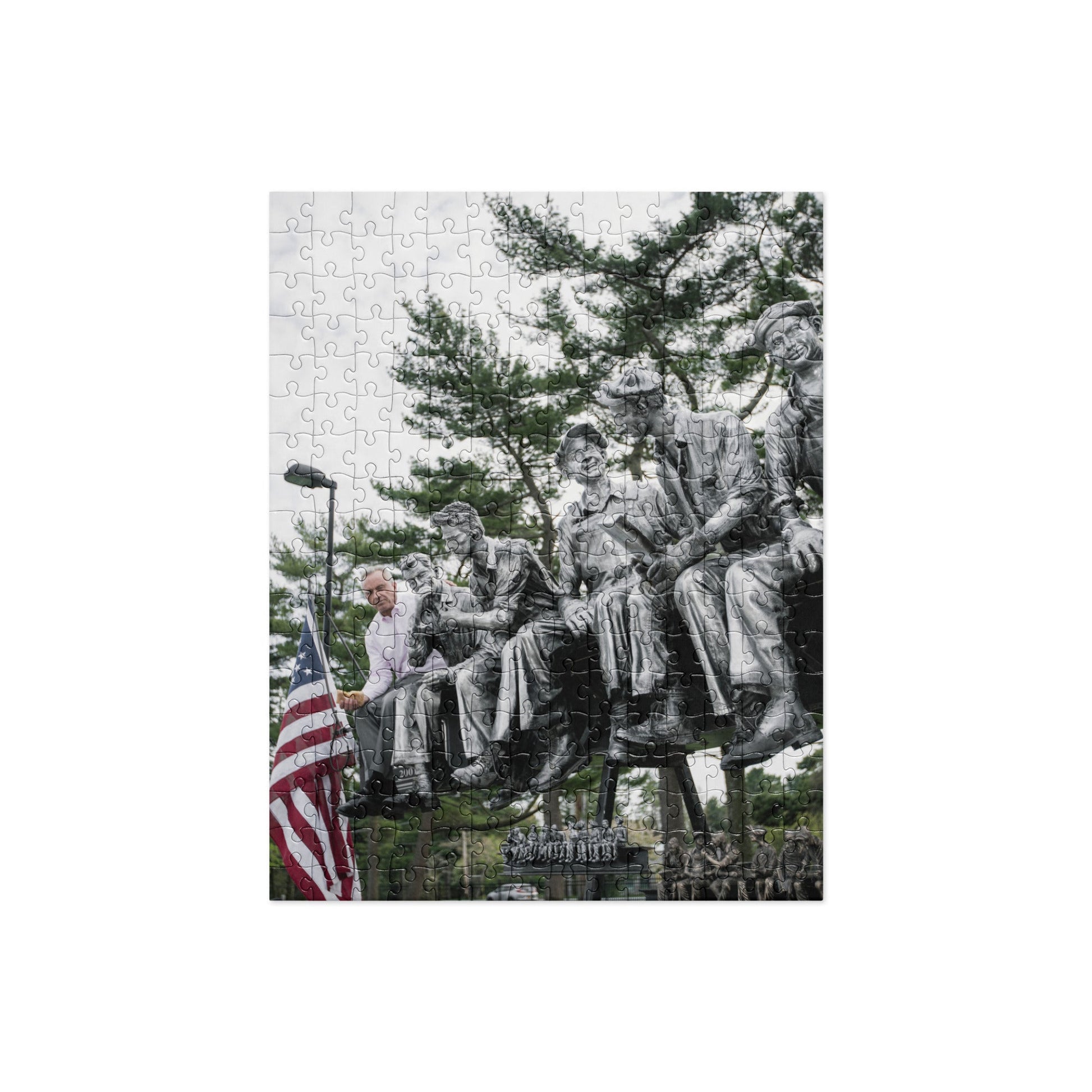 Robert F. Kennedy Jr. Atop a Skyscraper Jigsaw Puzzle - Team Kennedy Official Merchandise