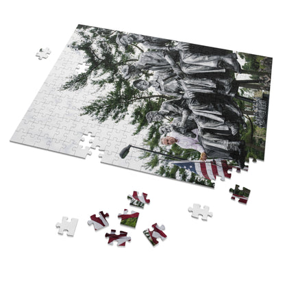 Robert F. Kennedy Jr. Atop a Skyscraper Jigsaw Puzzle with Tin - Team Kennedy Official Merchandise