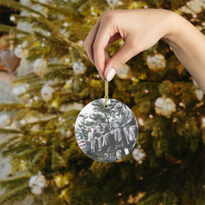 Robert F. Kennedy Jr. Atop A Skyscraper Signature Glass Ornament - Team Kennedy Official Merchandise