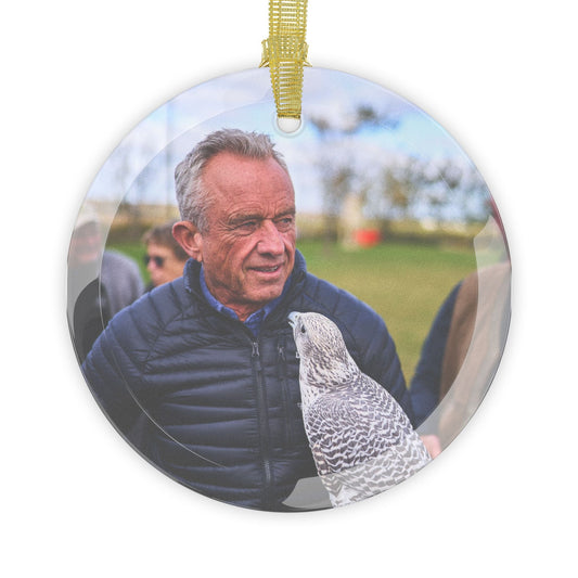 Robert F. Kennedy Jr. Falcon Glass Ornament - Team Kennedy Official Merchandise