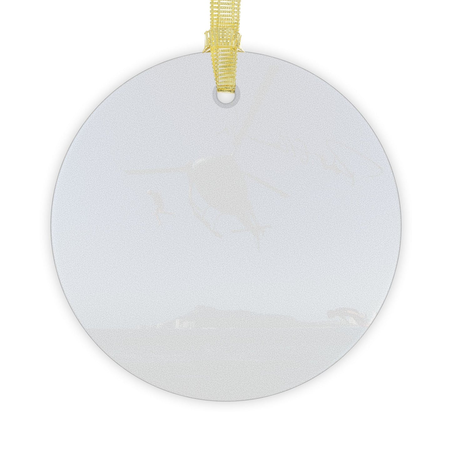 Robert F. Kennedy Jr. Helicopter Signature Glass Ornament - Team Kennedy Official Merchandise