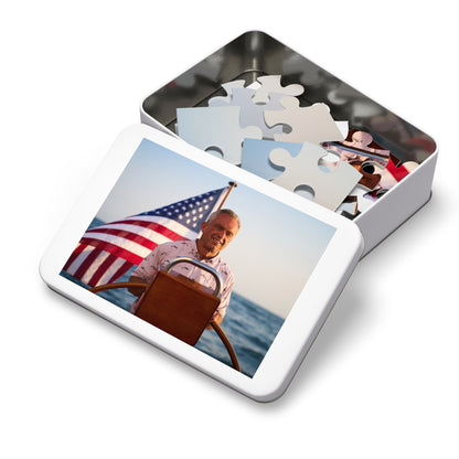 Robert F. Kennedy Jr. Sailing Jigsaw Puzzle with Tin - Team Kennedy Official Merchandise