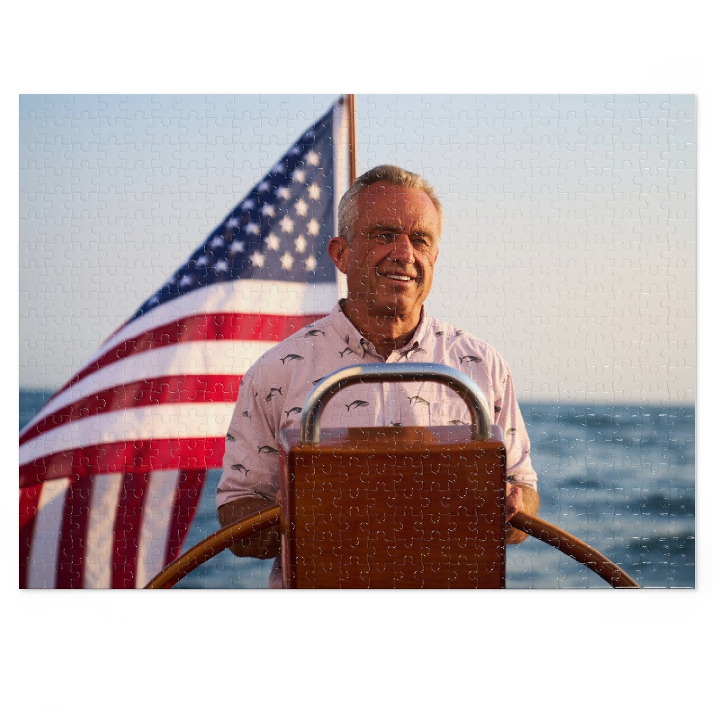 Robert F. Kennedy Jr. Sailing Jigsaw Puzzle with Tin - Team Kennedy Official Merchandise