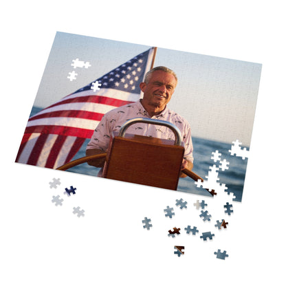 Robert F. Kennedy Jr. Sailing Jigsaw Puzzle with Tin - Team Kennedy Official Merchandise