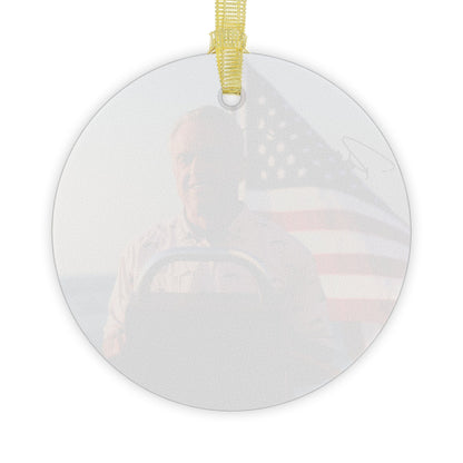 Robert F. Kennedy Jr. Sailing Signature Glass Ornament - Team Kennedy Official Merchandise