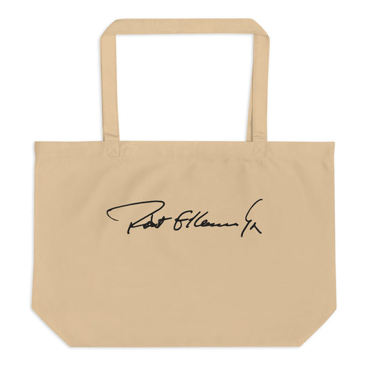 Robert F. Kennedy Jr. Signature Embroidered Large Organic Tote - Team Kennedy Official Merchandise