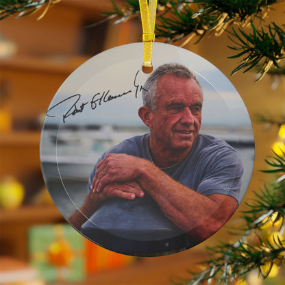 Robert F. Kennedy Jr. Signature Glass Ornament - Team Kennedy Official Merchandise