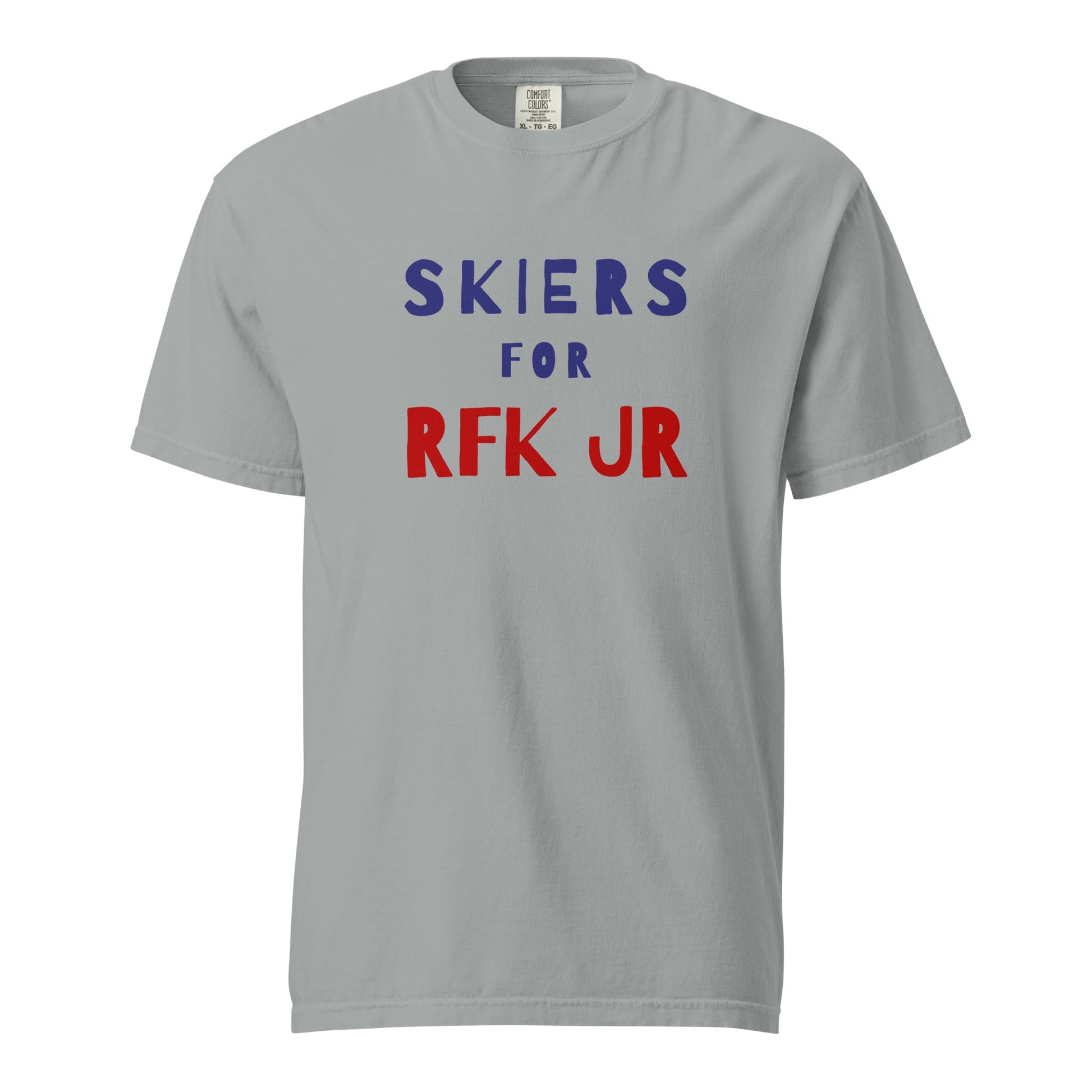 Skiers for RFK Jr. Unisex Heavyweight Tee - TEAM KENNEDY. All rights reserved