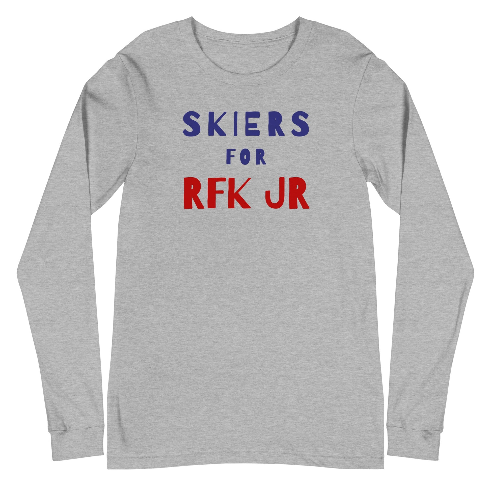 Skiers for RFK Jr. Unisex Long Sleeve Tee - TEAM KENNEDY. All rights reserved