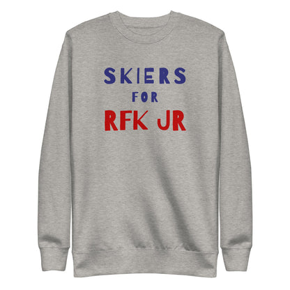 Skiers for RFK Jr. Unisex Premium Sweatshirt - TEAM KENNEDY. All rights reserved