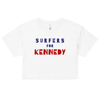 Surfers for Kennedy Women’s Crop Top - TEAM KENNEDY. All rights reserved