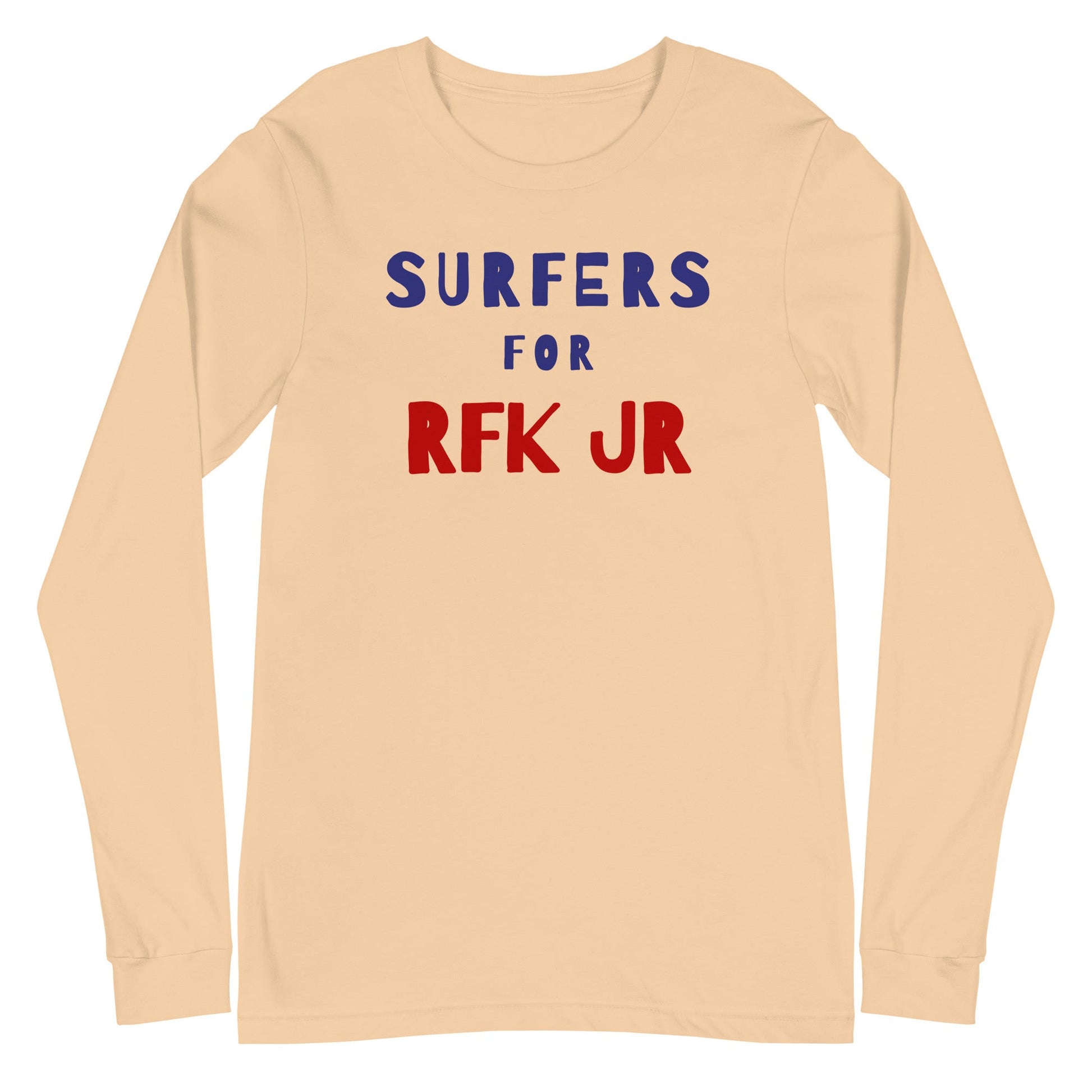 Surfers for RFK Jr Long Sleeve Tee - TEAM KENNEDY. All rights reserved