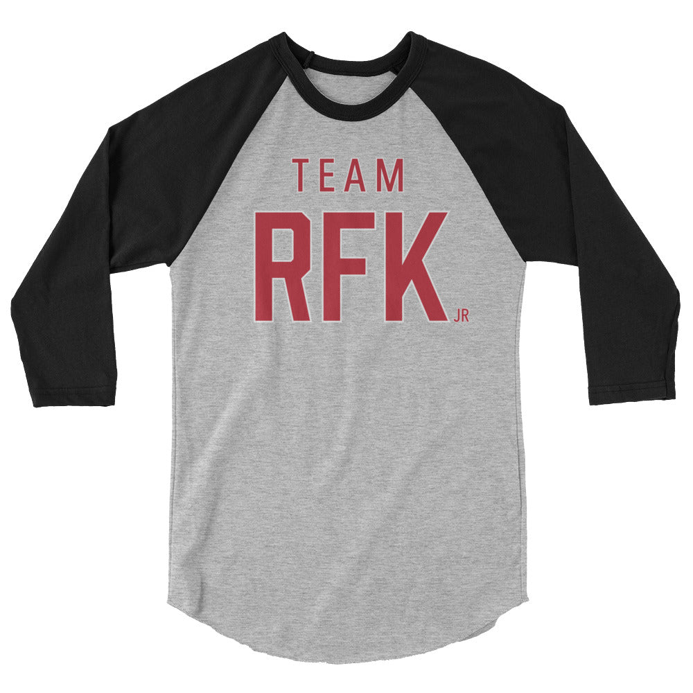 Team RFK Jr. 3/4 Sleeve Raglan Shirt - Team Kennedy Official Merchandise