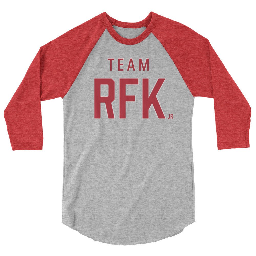 Team RFK Jr. 3/4 Sleeve Raglan Shirt - Team Kennedy Official Merchandise