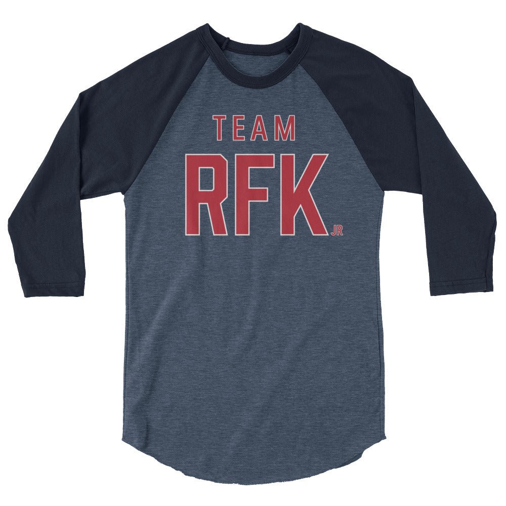 Team RFK Jr. 3/4 Sleeve Raglan Shirt - Team Kennedy Official Merchandise