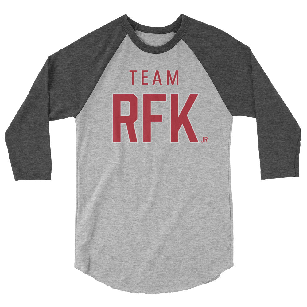 Team RFK Jr. 3/4 Sleeve Raglan Shirt - Team Kennedy Official Merchandise