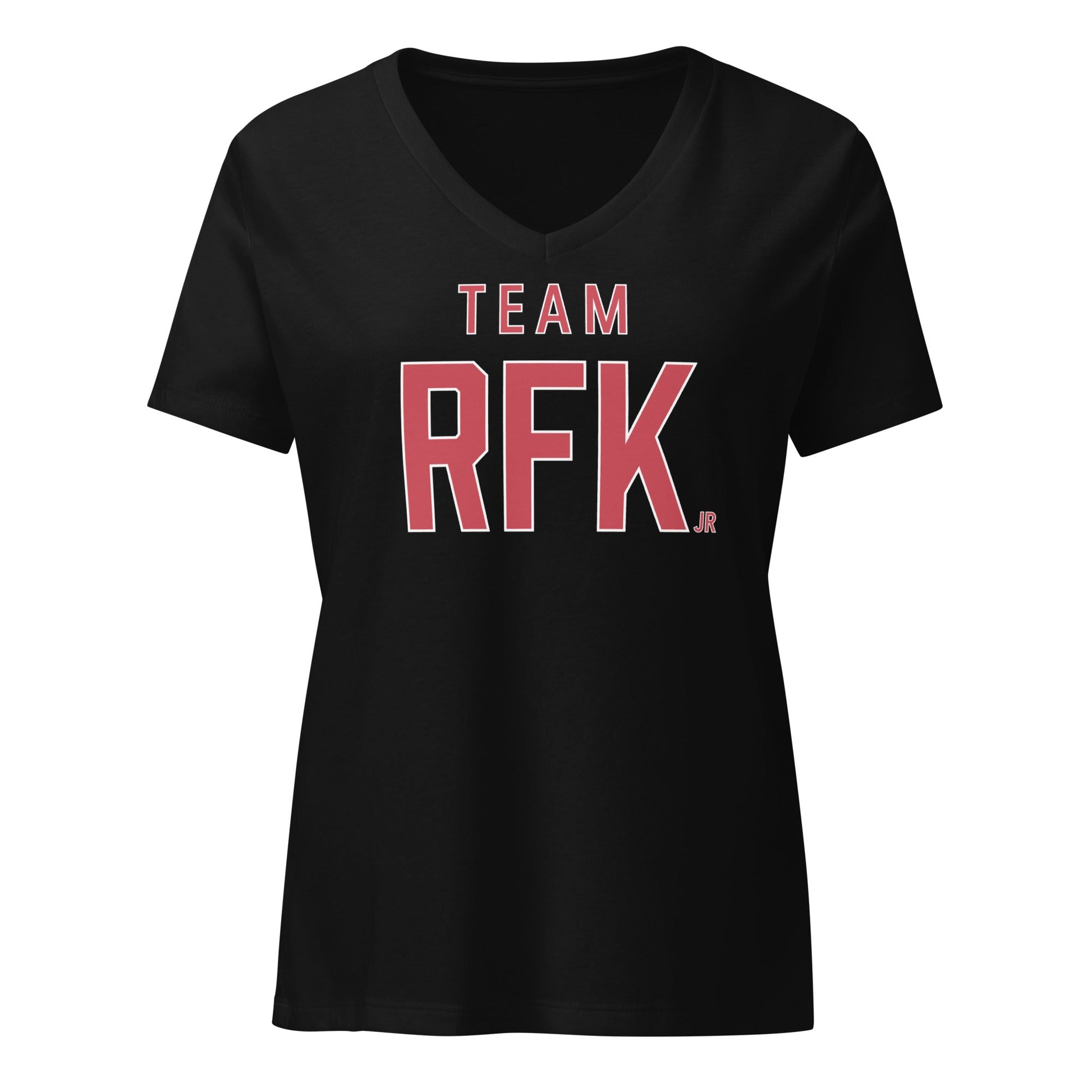 Team RFK Jr. Women’s Relaxed V - Neck Tee - Team Kennedy Official Merchandise