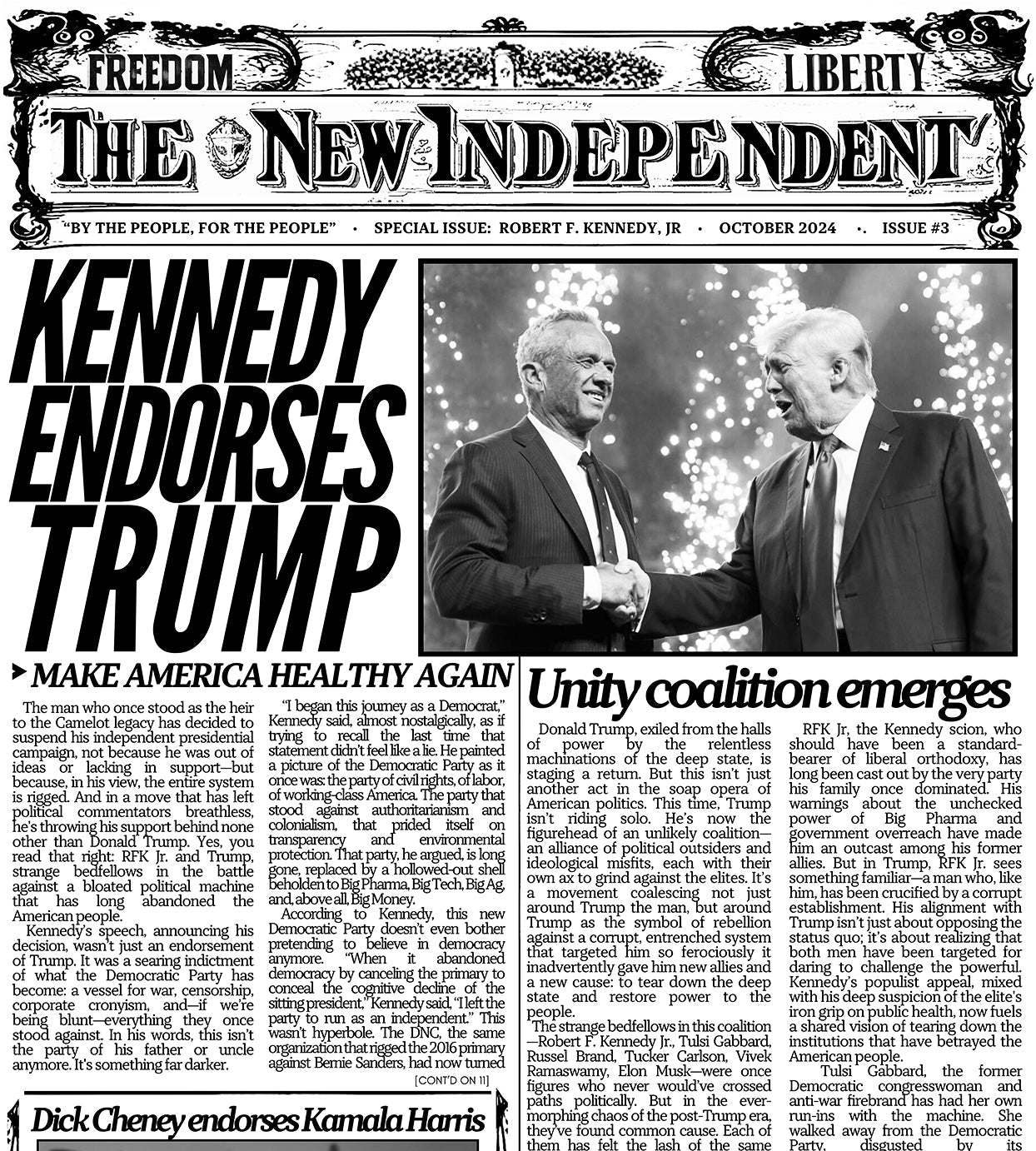 The New Independent Newspaper - Team Kennedy Official Merchandise