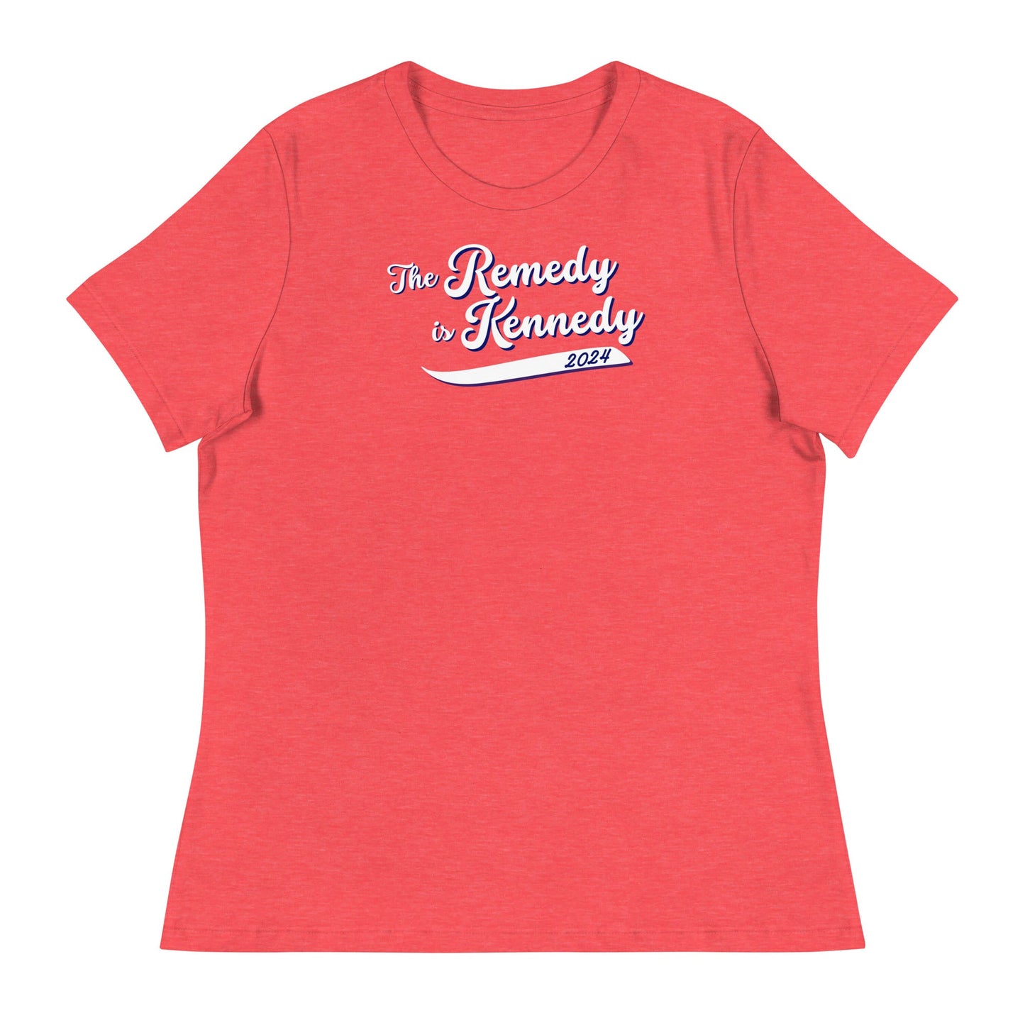 The Remedy is Kennedy Navy Women's Relaxed Tee - TEAM KENNEDY. All rights reserved