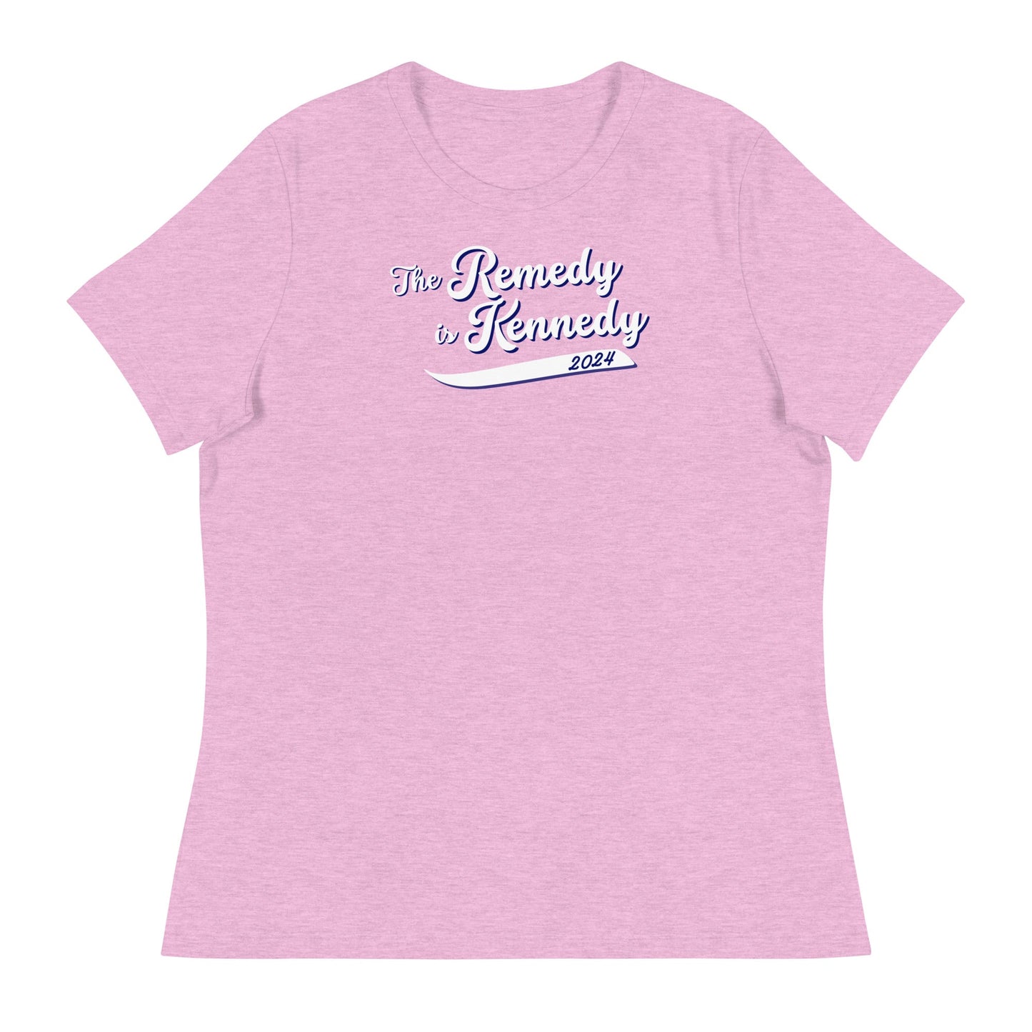 The Remedy is Kennedy Navy Women's Relaxed Tee - TEAM KENNEDY. All rights reserved