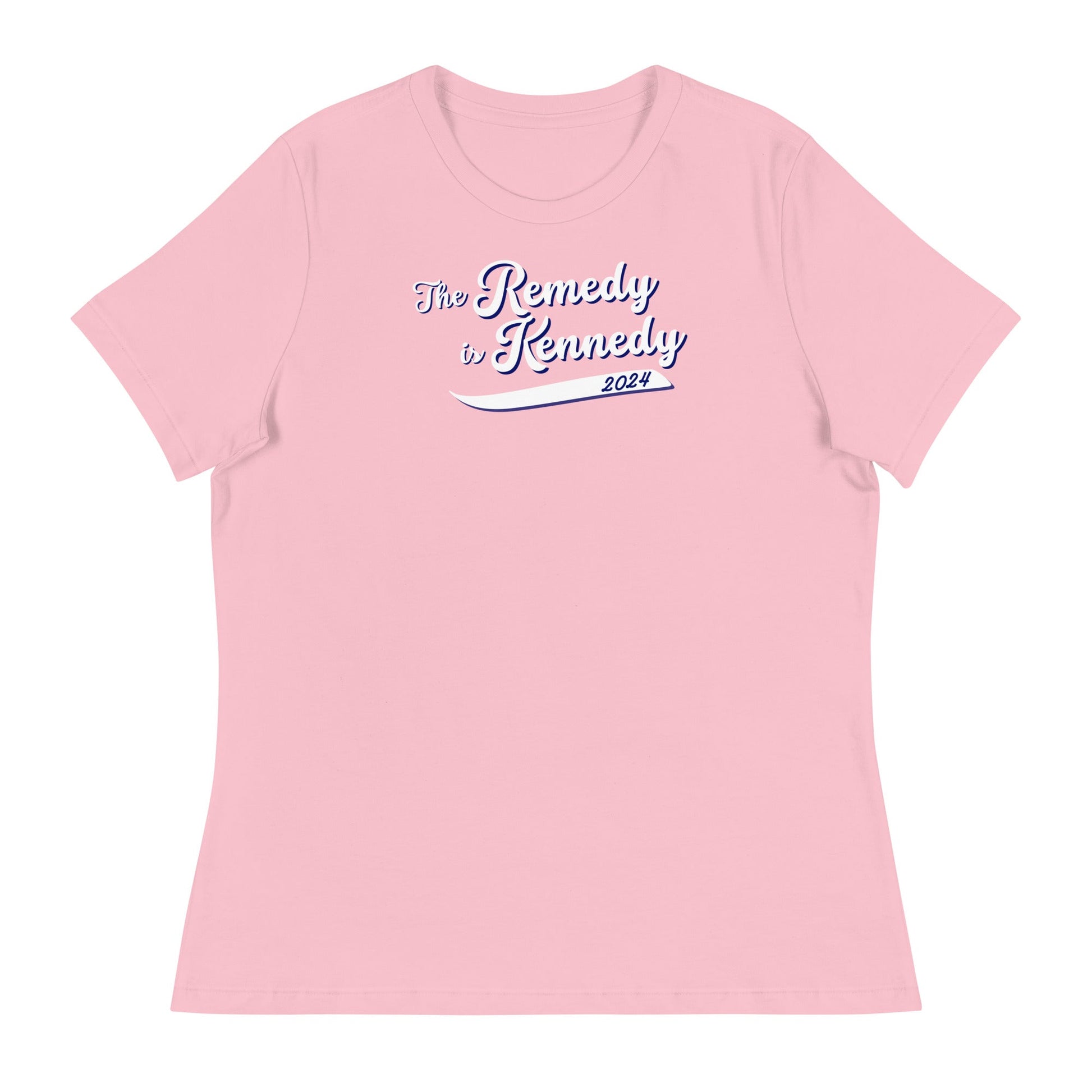 The Remedy is Kennedy Navy Women's Relaxed Tee - TEAM KENNEDY. All rights reserved