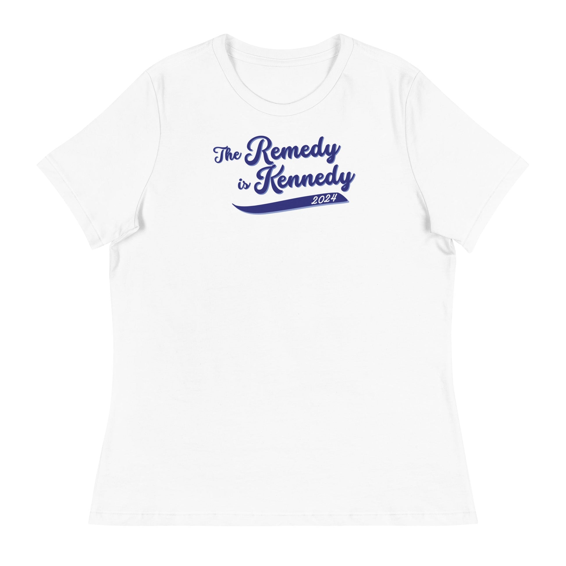 The Remedy is Kennedy Navy Women's Relaxed Tee - TEAM KENNEDY. All rights reserved