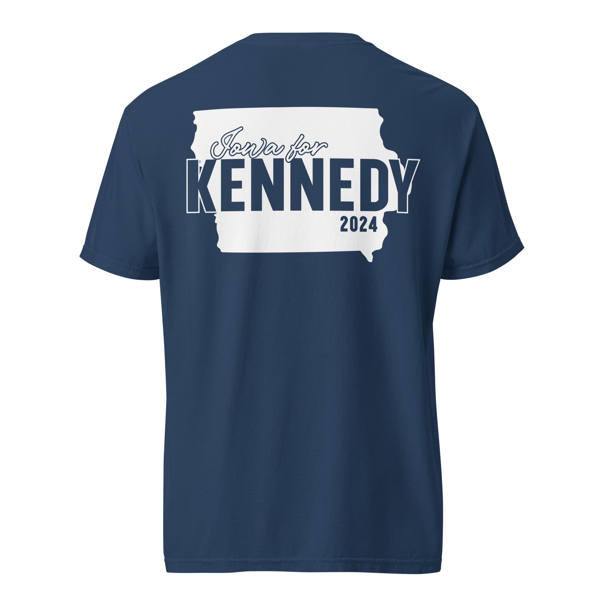 TK Iowa for Kennedy Back Heavyweight Tee - Team Kennedy Official Merchandise