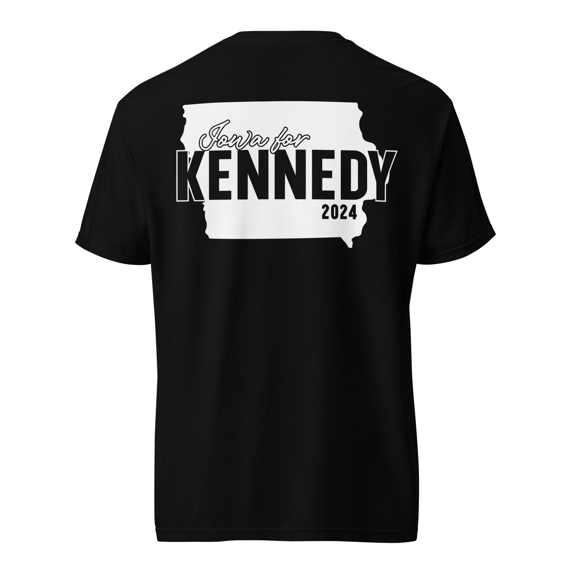 TK Iowa for Kennedy Back Heavyweight Tee - Team Kennedy Official Merchandise