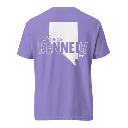 TK Nevada for Kennedy Back Heavyweight Tee - Team Kennedy Official Merchandise