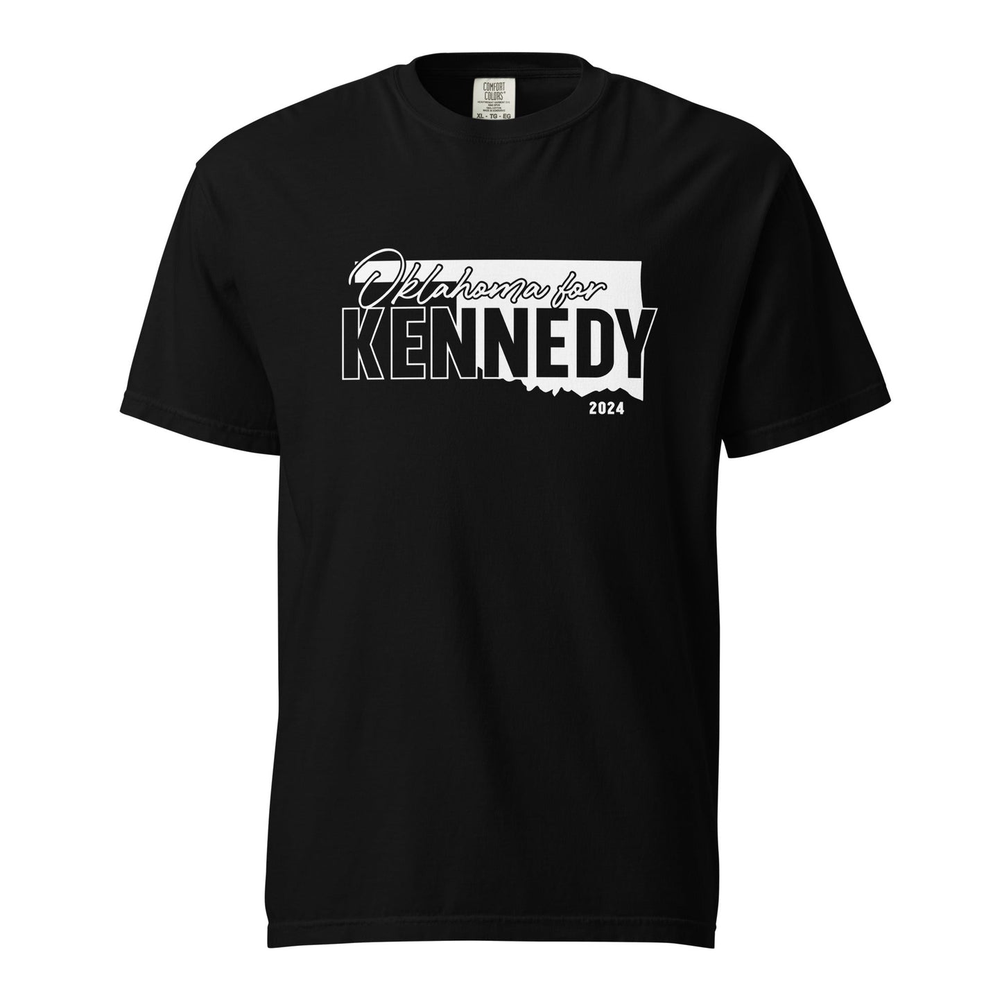 TK Oklahoma for Kennedy Heavyweight Tee - Team Kennedy Official Merchandise